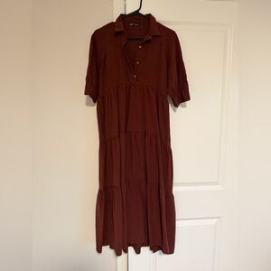 Zara Midi Collared Dress